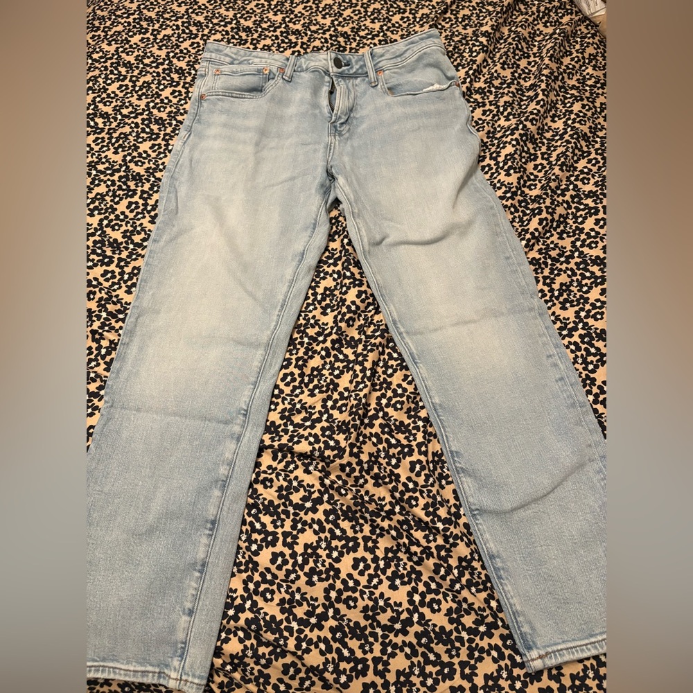 American Eagle Outfitters Light Blue Straight Jeans